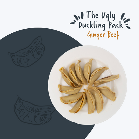 The Ugly Duckling Pack - Gluten Free Ginger Beef Dumplings (10 dumplings per package)