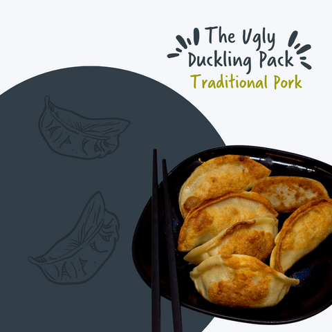The Ugly Duckling Pack - Gluten Free Traditional Pork Dumplings (10 dumplings per package)