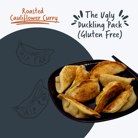 The Ugly Duckling Pack - Gluten Free Roasted Cauliflower Curry Dumplings (10 dumplings per package)