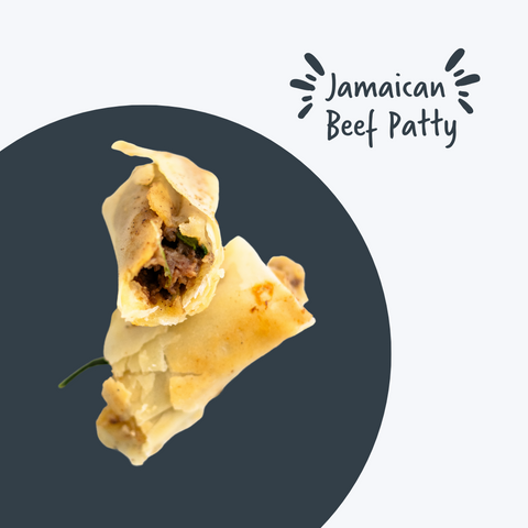 Jamaican Beef Patty Spring Rolls (4 rolls per pack)