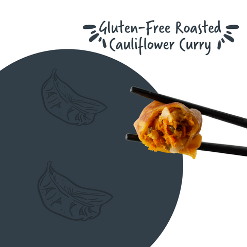 (Gluten Free) Roasted Cauliflower Curry Dumplings