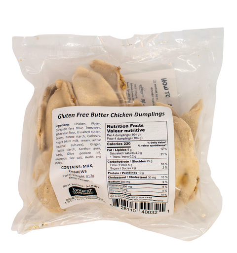 Honest Dumplings - (Gluten Free) Butter Chicken Dumplings