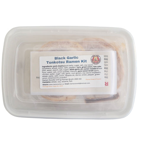 Mama Ramen - Black Garlic Pork Tonkotsu Ramen Kit