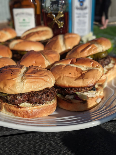 Graham's Jerk House - Jerk Burgers
