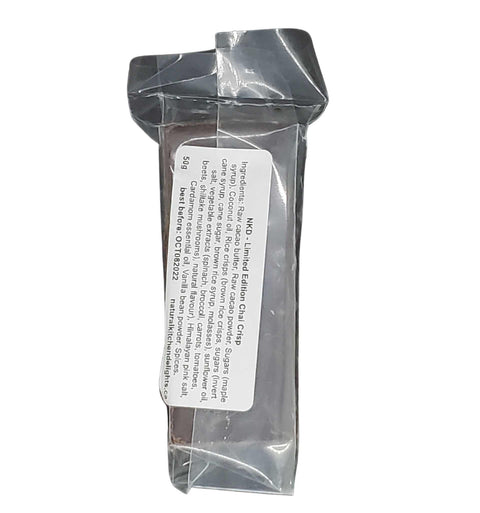 Natural Kitchen Delights - Limited Edition - Chai Crisp Raw Dark Chocolate