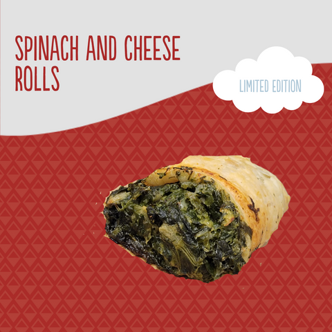 Limited Edition - Spinach and Cheese Rolls (Meal Size)