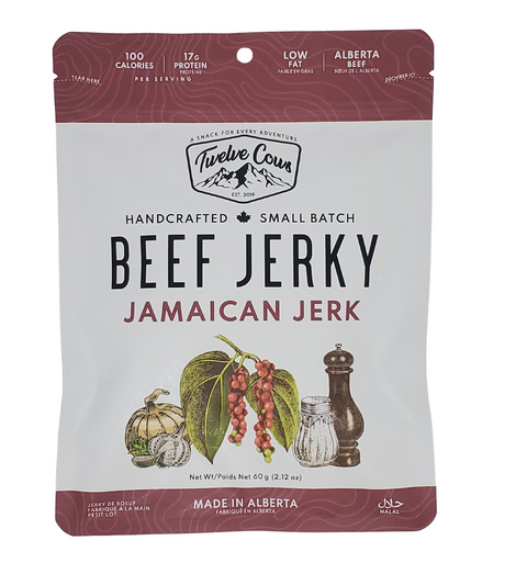 Twelve Cows - Jamaican Jerk Beef Jerky