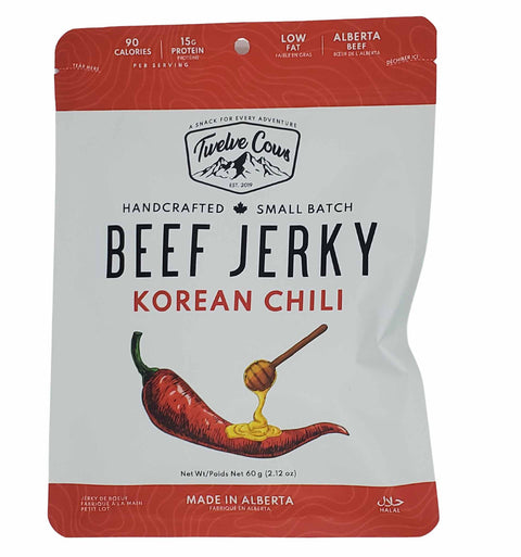 Twelve Cows - Korean Chili Beef Jerky