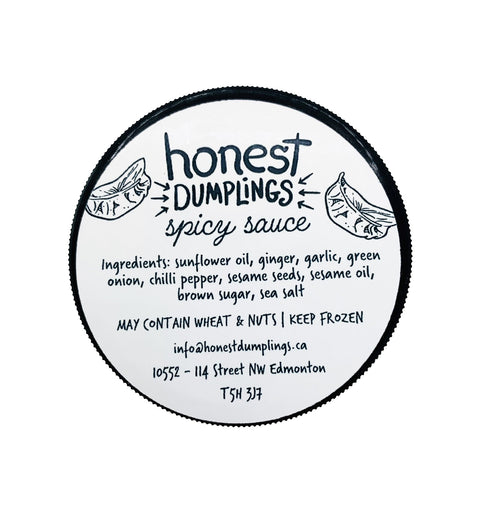 Honest Dumplings - Case of 12 Small Garlic Ginger Spicy Dipping Sauce