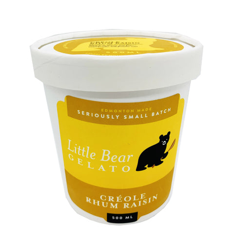 Little Bear Gelato - Creole Rhum Raisin Gelato