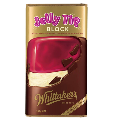Whittaker's - Jelly Tip Block 250gm (shipped frozen)