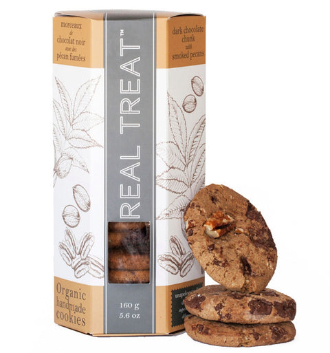 Real Treats - Top Shelf - Dark Chocolate Chunk with Smoked Pecans Cookies