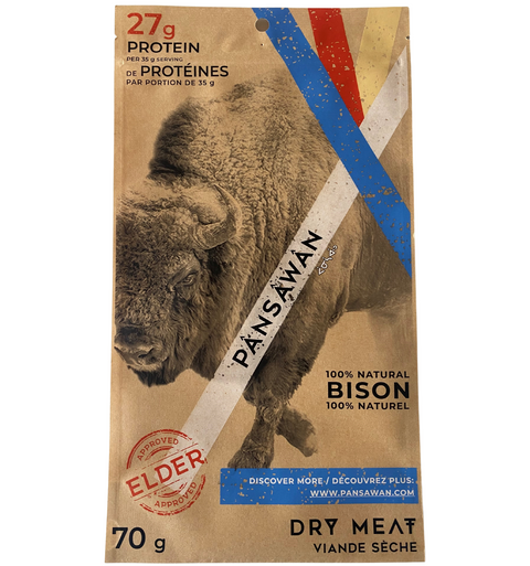 Pansawan - Dry 100% Natural Bison Meat 70g