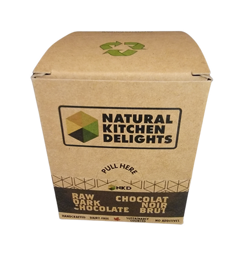 Natural Kitchen Delights - Limited Edition Chai Crisp Raw Dark Chocolate Box