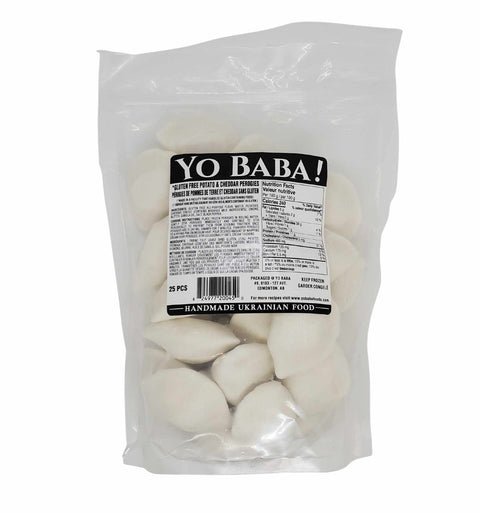 Yo Baba! - Gluten Free Cheddar Cheese & Potato Perogies