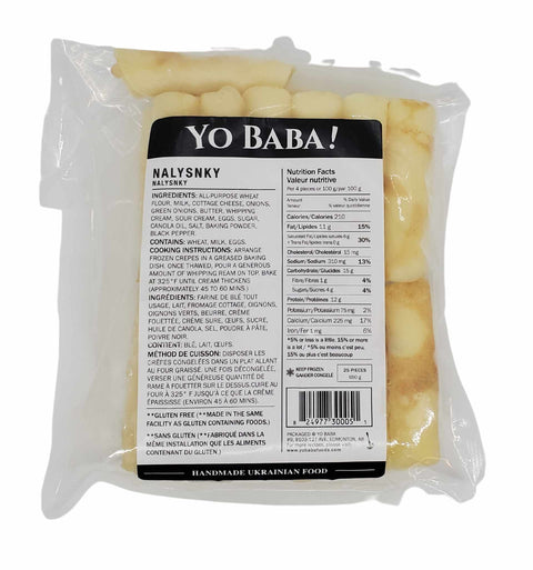 Yo Baba! - Nalysnky (Ukrainian Crepes)